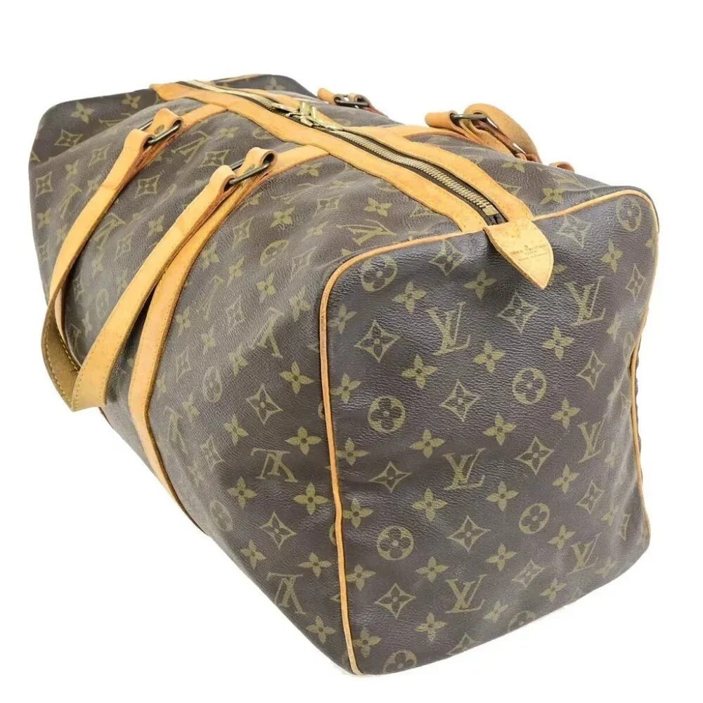 LOUIS VUITTON Sac Souple 45 Travel Hand Bag Monogram Leather BN
